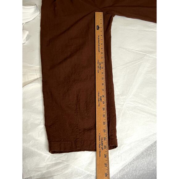 Urban Outfitters womens size M pants brown high-waist cropped - Picture 5 of 8